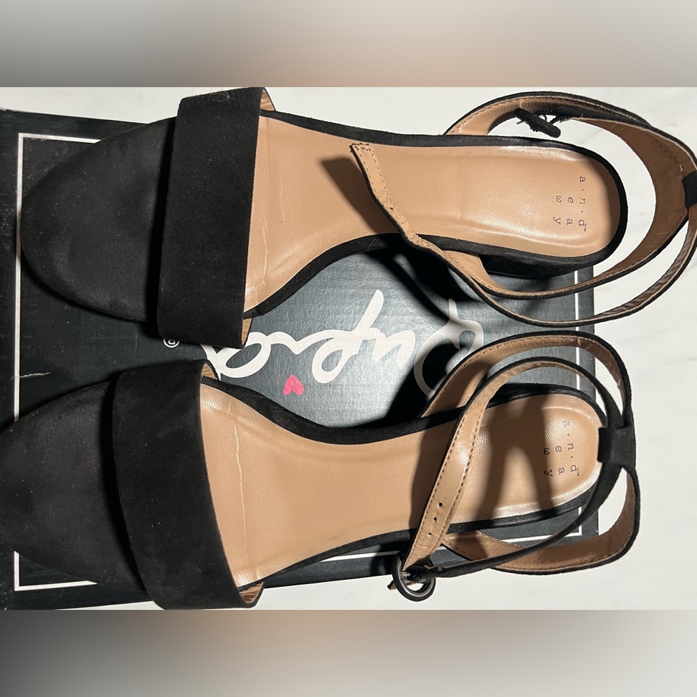 A new day black heels